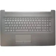 Laptop Palmrest For HP Pavilion 17-BY 17-CA 470 G7 17Q-CS TPN-I133 with keyboard silver with backlight ( C Cover)