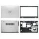 Laptop Full Body For HP ProBook 650 655 G4 G5 Screen Cover Top Panel Front Bezel Bottom Case Palmrest Frame Touchpad Hinges
