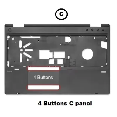 Laptop Full Body For HP ProBook 6570B LCD Top Cover Bezel with Touchpad Palmrest and Bottom Base Full Body