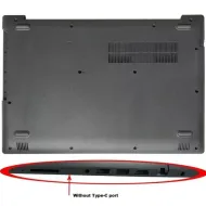 Laptop Bottom Case For Lenovo IdeaPad 320-15 320-15IKB 320-15ISK 320-15ABR ( D Cover Black Without Type-C Port )