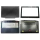 Laptop Full Body For Lenovo Ideapad Y700-15 Y700-15ISK Y700-15ACZ Screen Cover Top Panel Front Bezel Bottom Case Palmrest Frame Touchpad Hinges