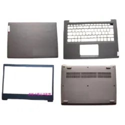 Laptop Full Body For Lenovo V14-IIL Screen Cover Top Panel Front Bezel Bottom Case Palmrest Frame Touchpad Hinges