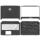 Laptop Full Body For MSI Bravo 15 MS-158K  Screen Cover Top Panel Front Bezel Bottom Case Palmrest Frame Touchpad Hinges
