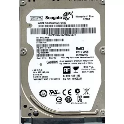 Seagate SATA Hard Disk 9YG142-071 320GB 5.4K RPM 2.5inch 3Gbps