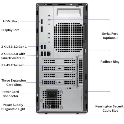 Dell OptiPlex 7010 Mini Tower (MT)-Intel Core i5 12th Gen | 8 GB DDR4 | 512 GB HDD+256 GB SSD | Dos | 3 Years Dell Onsite Warranty | Wi-Fi Inbuilt | Monitor Dell OptiPlex 7010 Mini Tower (MT)-Intel Core i5 12th Gen | 8 GB DDR4 | 512 GB HDD+256 GB SSD | Dos | 3 Years Dell Onsite Warranty | Wi-Fi Inbuilt | Monitor