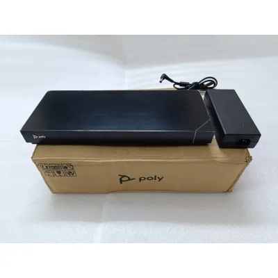 POLY G7500 4K VIDEO CONFERRENCE SYSTEM ONLY CODEC WITH POWER ADAPTER