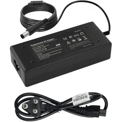 HP Laptop Charger Adapter 90W 19V 4.74A – Compatible AC Power Adapter | 4.8×1.7mm Pin | Replacement Charger (Small Pin) - HP09006