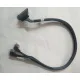 DELL 0KW1VG dual Mini-SAS HD (SFF-8643) internal data cable designed for Dell PowerEdge R740 servers equipped with a 16-drive (16 x 2.5-inch SFF) backplane and a mini PERC RAID Cotroller
