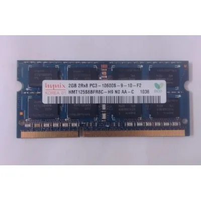 Hynix laptop RAM 2GB DDR3 SO-DIMM module, PC3-8500S (1066MHz) or PC3-10600S (1333MHz), PN: HMT125S6BFR8C