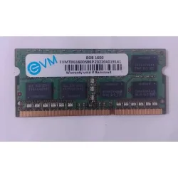 EVM 8GB DDR3 1600MHz SPEED PC3-12800L Laptop RAM PN: EVM8G1600S86P