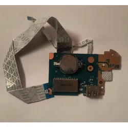 Dell 05PJRM Inspiron 5593, 5493, 3401, and 3501, Alienware M15 R5, R6, and R7 series, USB port, SD card reader, and CMOS battery connector with cable