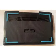 DELL G Series G3 15 3590 3500 Black Base Cover Bottom Lower Case w/Blue Rubber Feet 0G4V93 0C6JN0