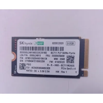 SK HYNIX 5SS0V26438 512Gb NVME M.2 ssd FRU:5SS0V26438