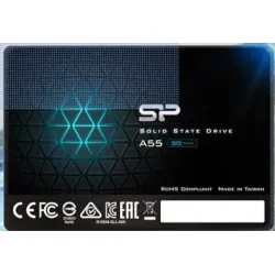 SP Silicon Power Ace A55 128GB 2.5 Inch SATA III SSD, 3D NAND with SLC Cache, Up to 500MB/s, Internal Solid State Drive for Desktop Laptop (SP128GBSS3A55S25)