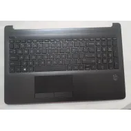 TOPCOVER WITH KEYBOARD AND TOUCHPAD BLACK COLOR FOR HP 15-DA, 15-DB L63578-001