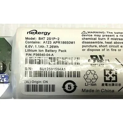 Dell MD3200 Controller Nexergy Battery Module P36540-04-A