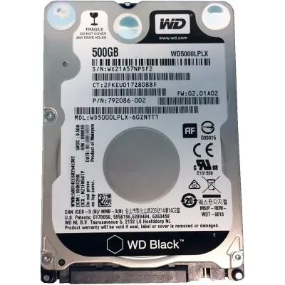 Western Digital 500GB SATA 2.5 Hard Drive (WD5000LPLX) 7200 RPM